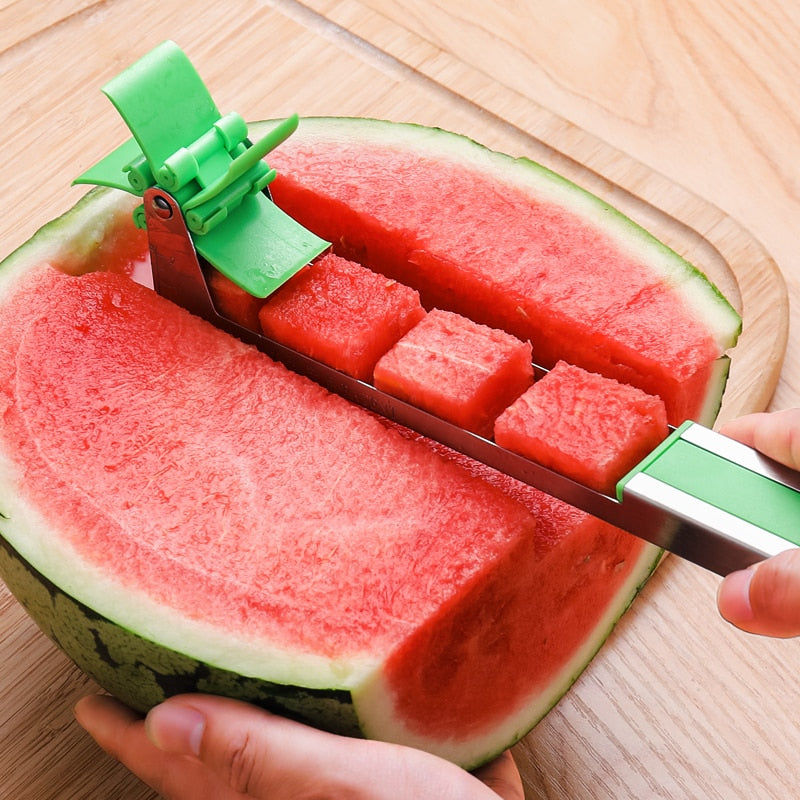 BlazingStainless Steel Watermelon Cutter Windmill Shape